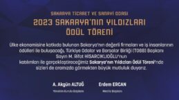 2023 Sakarya’nın Yıldızları Ödül Töreni 20 Aralık’ta