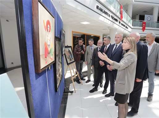 SATSO’da Karma Sergi: Sanat ve İş Dünyası Birlikteliği Yerel Ekonomiye Katkı Sunuyor